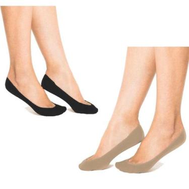 Imagem de Meia feminina trifil sapatilha invisivel fio 70 cavada, unico, NATURAL