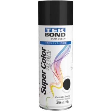 Imagem de Tinta SPRAY Preto Brilhante 350ML/250G - Tekbond