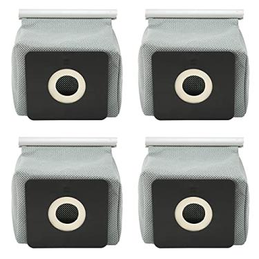 Imagem de Saco De Pó Para Aspirador, Substituição Lavável Saco De Lixo, Tecidos Não Tecidos, Filtração Eficiente, Para Slot Para Cartão 10x11cm Limpador Doméstico
