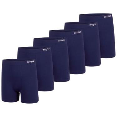 Imagem de 6 Cuecas Plus Size Boxer Masculina Trifil Sem Costura De Microfibra To