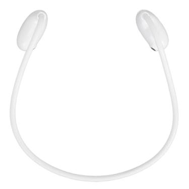 Imagem de Fone de Ouvido de Condução Aérea, Bateria 80mAh 8 Horas Resistência Conexão Estável Fone Ouvido para Laptops para IOS (Branco)