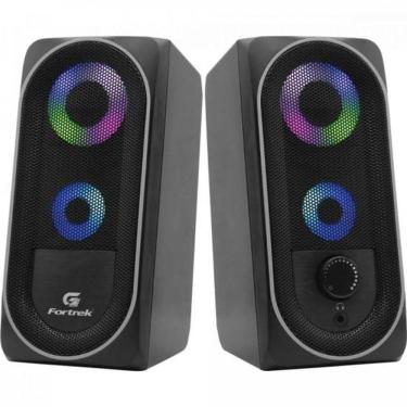 Imagem de Caixa de Som Gamer Fortrek Black Hawk RGB Preto