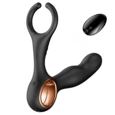 Imagem de Estimulador De Próstata Com Estimulador Testículos 10 Modos De Vibração Brinquedo Erótico Masculino