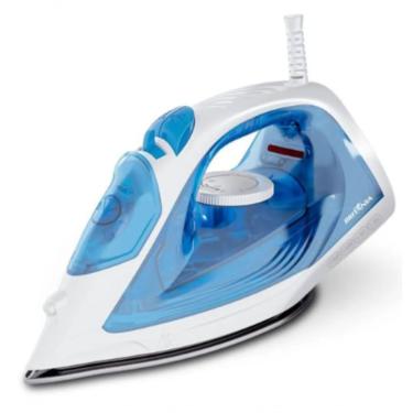 Imagem de Ferro De Passar A Vapor Britania Base Carbon Antiaredente Blue Luxx 220V