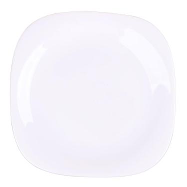 Imagem de Prato de Vidro Sobremesa Quadrado 19cm Plaza Opaline Duralex