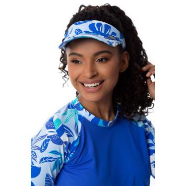 Imagem de kit Viseira de praia + Scrunchie Xuxinha Piscina Atividades Fitness Be