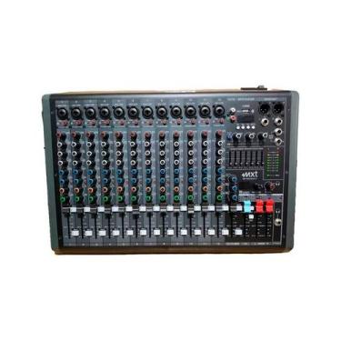Imagem de Mesa de som mxt 13 canais usb 2 aux mx solo2ux13