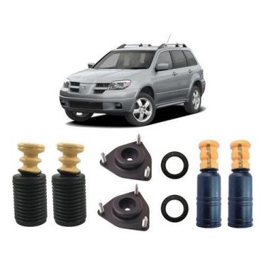 Imagem de 2 Kit Batente Coxim Dianteiro Traseiro Airtrek 2003 2004 05 - QualyKit