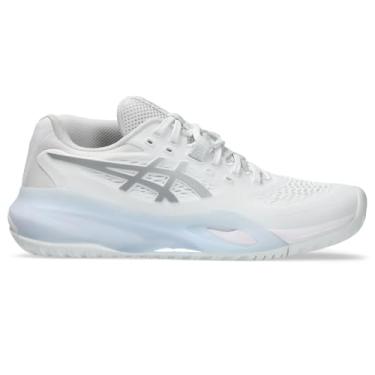 Imagem de ASICS Tênis feminino Gel-Resolution X, Branco/prata pura, 42