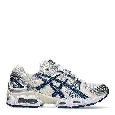 Imagem de ASICS Tênis feminino Gel-Nimbus 9, Branco, azul, 6
