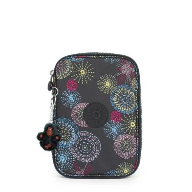 Imagem de Estojo Kipling 100 Pens Estampado Homemade Stars Preto