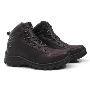 Imagem de Bota Masculina Adventure Cano Curto Trilas Macia Conforto - Épico, Mar