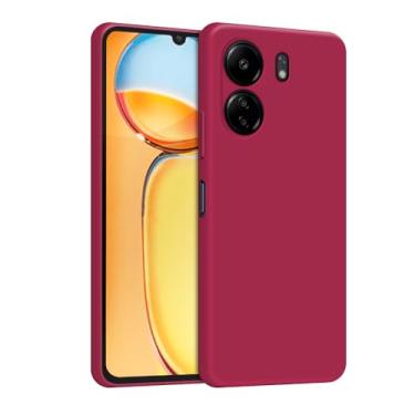 Imagem de Capa Capinha Case Para Xiaomi Redmi A5 4G Silicone Forro Aveludado Proteção Premium (MARSALA)