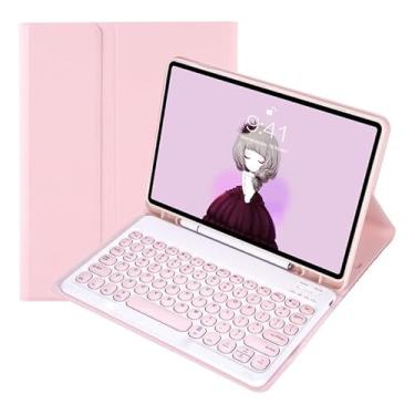 Imagem de Teclado Redondo Bluetooth E Capa Para iPad Pro 11 Air 4/5 10.9 Pol