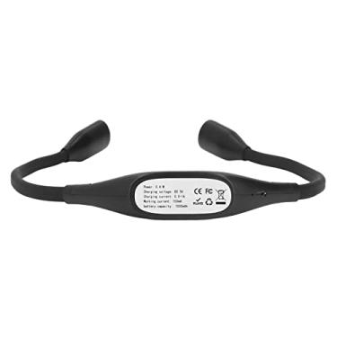 Imagem de Lâmpada de Leitura Recarregável USB Com 4 Níveis de Brilho para Pescoço Com LED Flexível 360 ° Correndo e Reparando Escurecimento Contínuo (Preto)