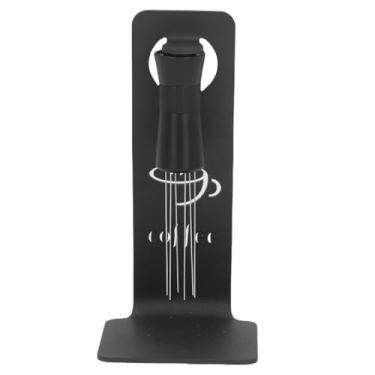 Imagem de Zhjvihx Ferramenta de Distribuição de EspressOS Com Suporte, Agulhas de Aço Inoxidável de 0,35 Mm, Alça de Liga de Alumínio de Agitador Magnético Ajustável, Ferramenta de Distribuição