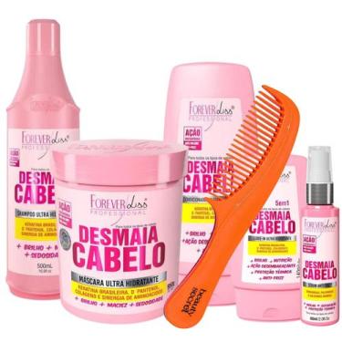 Imagem de Kit Forever Liss Desmaia Cabelo Completo Pente Beauty Secret