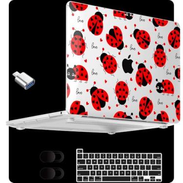 Imagem de MEEgoodo Capa para M2 MacBook Pro 13 polegadas 2022 2021 2020, capa de cristal serve para modelos A2338 M2/M1 A2251 A2289, capa transparente para laptop de 13,3 polegadas, capa rígida para MacBook Pro