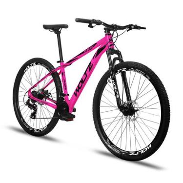 Imagem de Bicicleta Aro 29 Woltz Ride 21 Marchas Freios A Disco, Rosa, 19