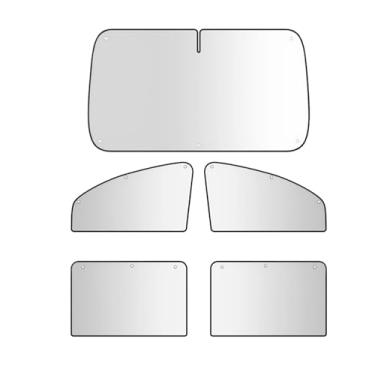 Imagem de FJMQHU Protetor de privacidade para para- de janela de carro com ventosa para instalação em SUV, 5 Unidades