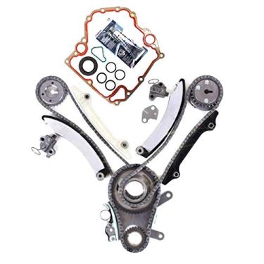 Imagem de CNS Conjunto de corrente de distribuição e junta de tampa de sincronização compatível com Dodge/Jeep 3.7L (3704cc) SOHC V6 12V, NGC SYSTEM