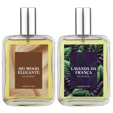 Imagem de Kit Perfume Masc. Ho Wood Elegante E Lavanda Da França 100Ml - Essênci