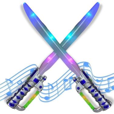 Imagem de Espada De Brinquedo Som E Luz Laser 53Cm Dia Das Crianças