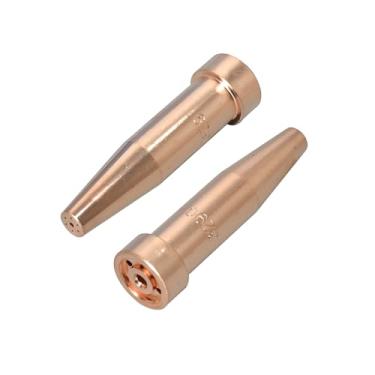 Imagem de RIVERWELD Pontas de corte de acetileno 6290 tamanho 2 e 6290-2 para maçarico de cortador de oxigênio e oxicombustível feito de cobre PK2