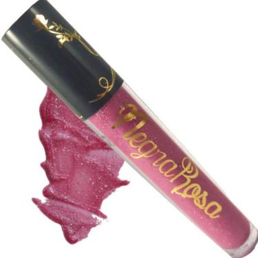 Imagem de Batom Gloss Kalifa 4ml Negra Rosa Hidratação Labios Original