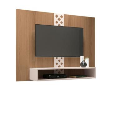 Imagem de Painel Suspenso Bronw para Sala de Estar/ Escritório Deck/ Off White -