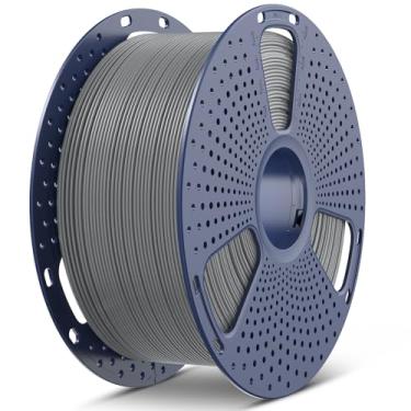 Imagem de SUNLU Carretel grande filamento PETG de 3 kg, filamento de impressora 3D PETG 1,75 mm, menos amarração boa camada de adesão alta resistência, filamento de rolo grande, carretel de 3 kg (3 kg), cinza