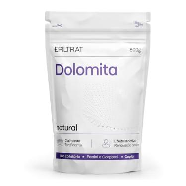 Imagem de Dolomita Pó Analgésica Calmante Natural Pele Pré-Depilatória Anti-inflamatório Tonificante Carbonato Calcio Magnesio 880g Labotrat