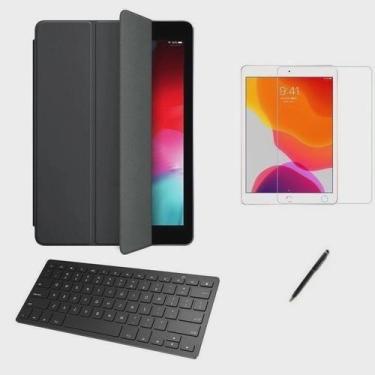 Imagem de Kit Capa Smart Case iPd 8a Geração 10.2 /Can/Pel e Teclado - Preto - x