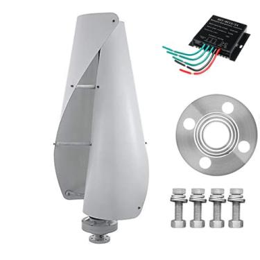 Imagem de 12V,HYZHANHONG Sistema de Gerador de Energia Solar de Turbina Eólica de Levitação Magnética Vertical 48V10000W, com Controlador MPPT 12V 24V 48V 220V, Eólica Silenciosa