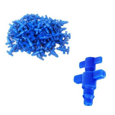 Imagem de Kit 200 Bico Gotejador GA-2 Regulável 1-20 L/h para Irrigação - Agroje