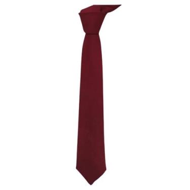 Imagem de Gravata Clássica Fosca Semi Slim Marsala  10 Unidades - R E R GRAVATAS