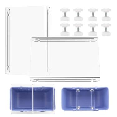 Imagem de Kiicii Bandeja de topo e bandeja divisória 2025 para sacola de praia Bogg GG, mesa e organizador multifuncional, acrílico de alta transparência, acessórios essenciais para Bogg - pacote com 2