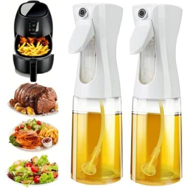 Imagem de Frasco de Spray Multiuso garrafa de óleo de cozinha dispensador de azeite limpeza (2 UNIDADES)