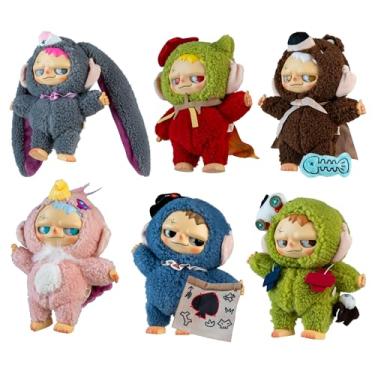 Imagem de ORB Official Naughty League Blind Box Plush Monster Figurines - Collectible Plush Monster Decorative Figure with Cute Animal Outfits - 1 of 7 Possible Figures (1 Rare Figure) to Collect in Each Box
