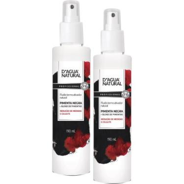Imagem de 2UN Fluido Termo Ativador Pimenta Negra 190ML D'agua natural - D'Água 