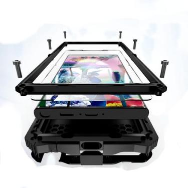 Imagem de Capa Lunivop para Samsung Galaxy S23 Ultra, blindagem de metal 360