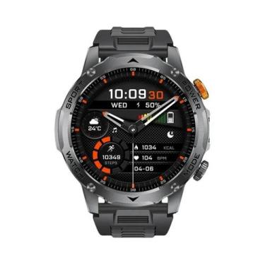 Imagem de Relógio Inteligente Edição Militar Masculina Com Tela AMOLED HD De 1,7