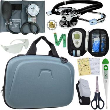 Imagem de Kit Enfermagem Maleta Completo Super Luxo + Monitor Glicose - Love Sau