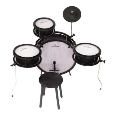 Imagem de Bateria Infantil Luen Rockstar 4 Pçs Alumisteel, 44005PT