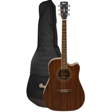 Imagem de Violão Eletroacustico Cort AD880MCE Open Pore com Bag