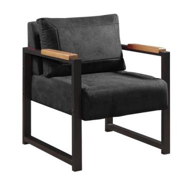 Imagem de Poltrona Decorativa Ferro Estilo Industrial Ipanema - Gonçalves Decor,