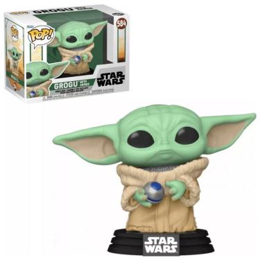 Imagem de Funko Pop Star Wars 584 Grogu w/ Mandalorian Armor