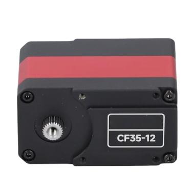Imagem de BONKZEBU Servo motor de engrenagem de metal, servo motor programável com codificador magnético de 360°, entradas de tensão amplas servo motor de 35 KG.cm, para projetos de robótica