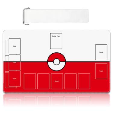 Imagem de Jogo de tabuleiro Playmat TCG Mat 60x35cm com bolsa de armazenamento (