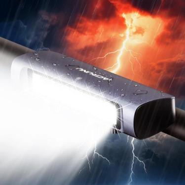 Imagem de Luz de bicicleta ACRUNU Super Bright 3400 lúmens com bateria de 8 hora